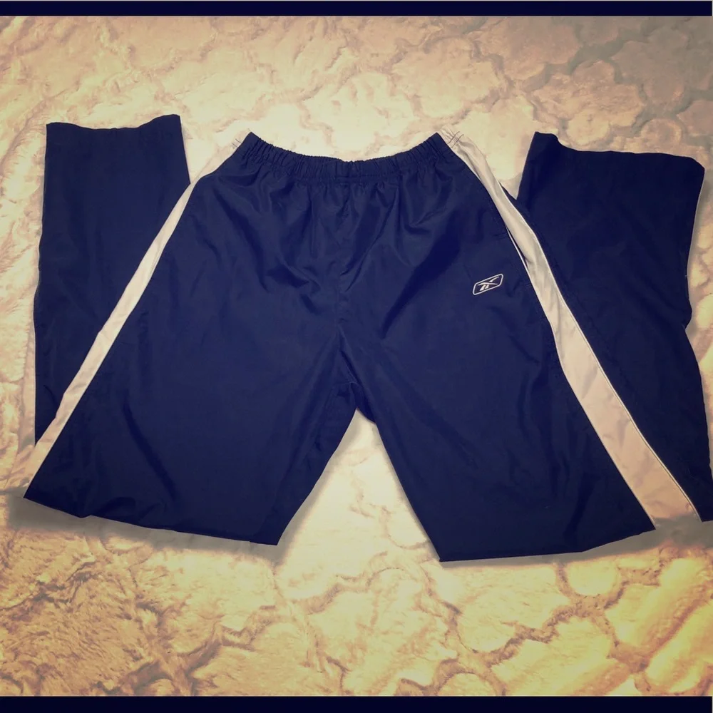 Reebok Athletic Pants Navy Blue size Small - Picture 2 of 7